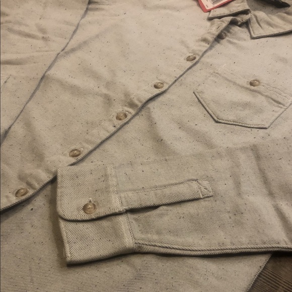 The North Face Vintage White Flannel Button Down - Picture 5 of 5